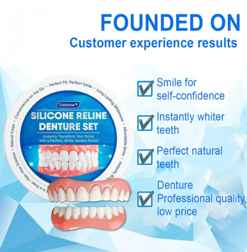 Dobshow ™ Silicone Reline Denture Set (⏰Limited time discount Last 30 minutes⏰)