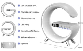 Bluetooth Speaker Wireless Charger Lamp